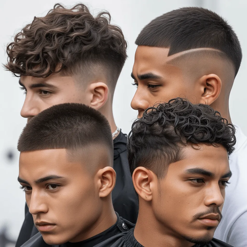 Corte de pelo Edgar mid taper con flequillo definido