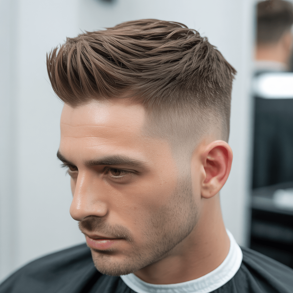 Corte de pelo quiff rápido, sencillo y adecuado para hombres con poco tiempo