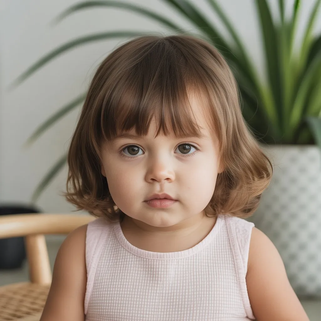 Momento de corte de pelo infantil con acompañamiento de un adulto, cortes de pelo para bebés