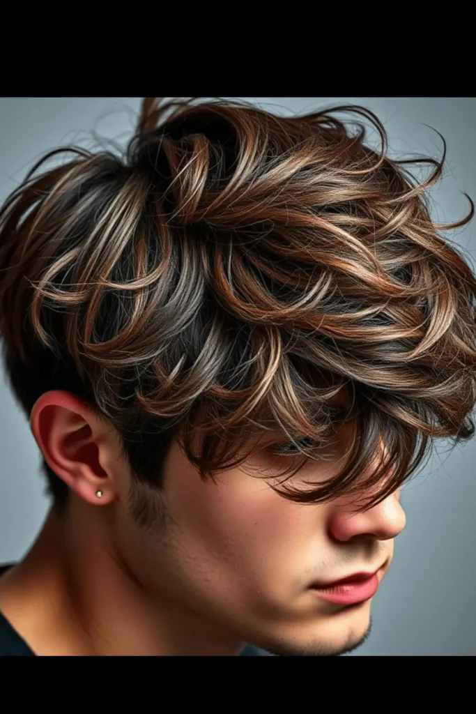 Corte de pelo corto moderno con textura para hombres 2025. peinados cortos para hombres