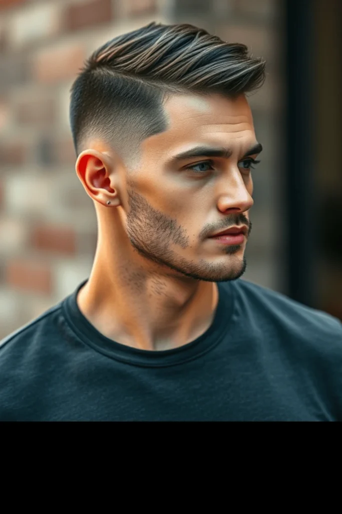 Corte de pelo militar moderno para hombres 2025, peinados cortos para hombres