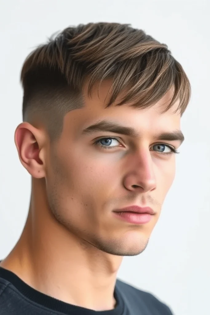 Corte de pelo francés para hombres 2025, peinados cortos para hombres