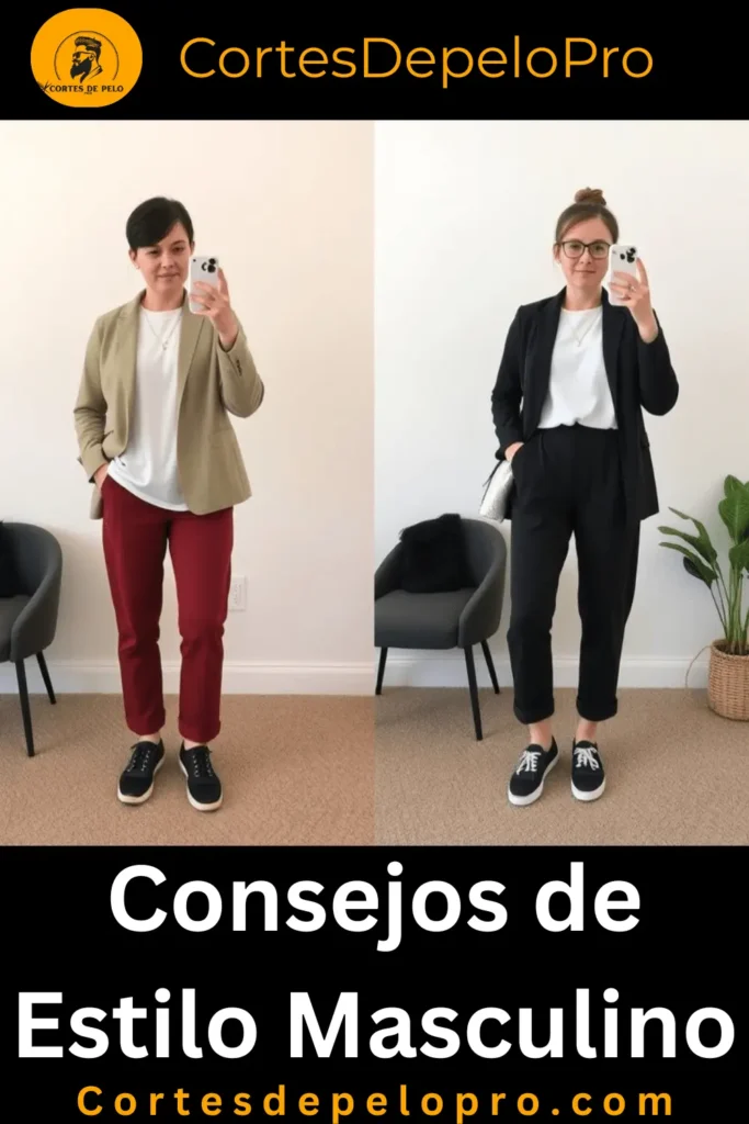 Comparación de errores de estilo masculino y cómo corregirlos según las tendencias 2025.