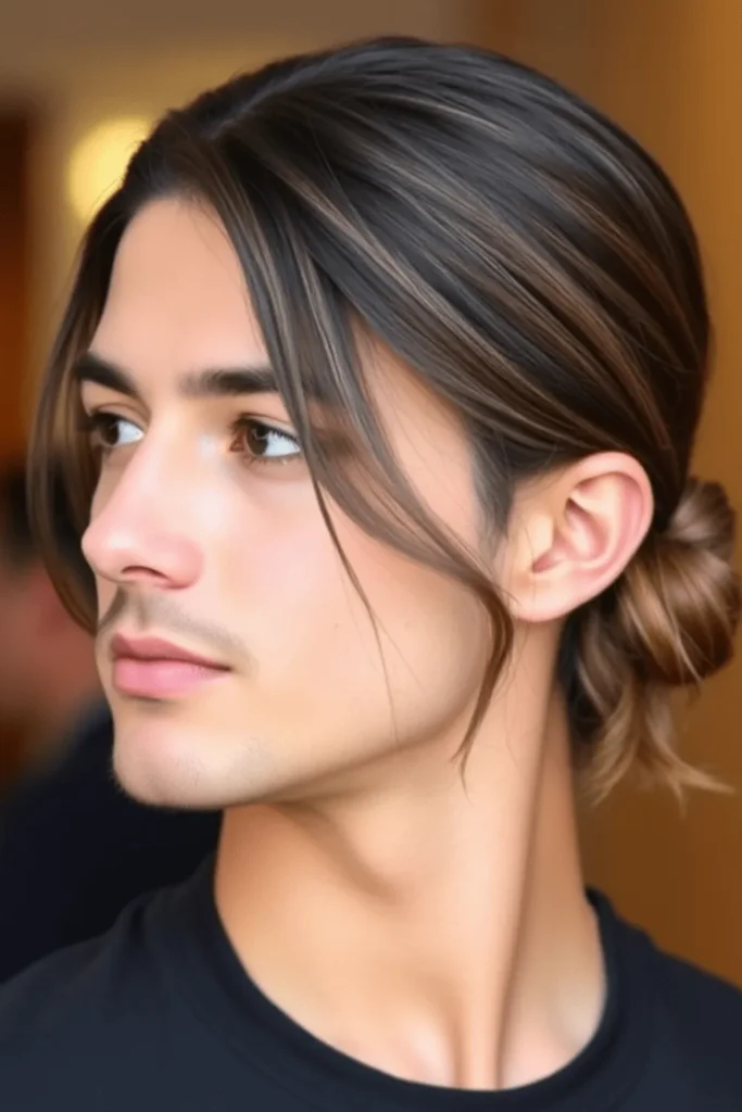 Peinado para hombre inspirado en celebridades latinas con cabello largo o medio 2025, peinados de celebridades