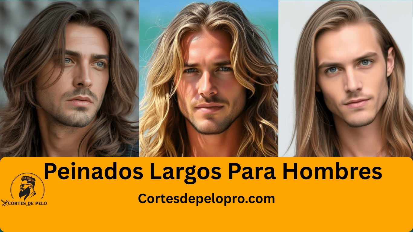 Peinados largos a capas para hombre, estilo 2025, con movimiento natural y un look masculino moderno. peinados largos para hombres