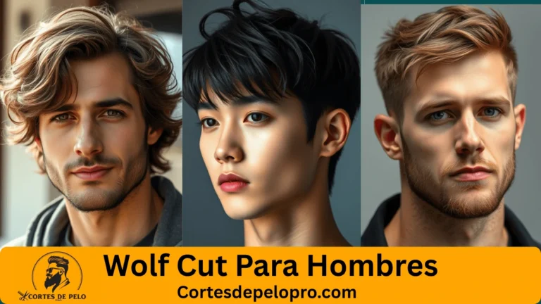 ⭐ Wolf Cut para Hombres 2025: La Guía Completa del Corte de Moda