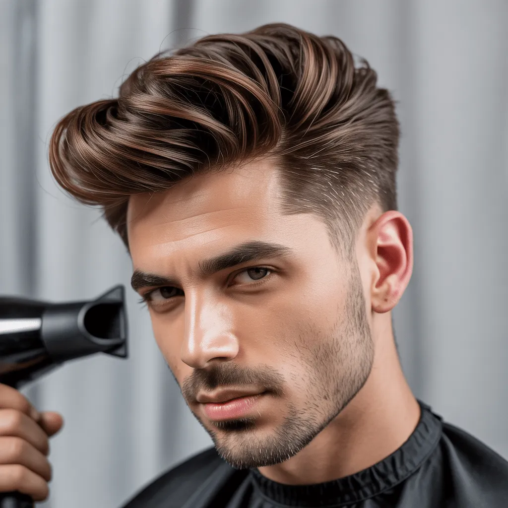 Corte de pelo Blowout moderno con volumen y estilo sofisticado para 2025.