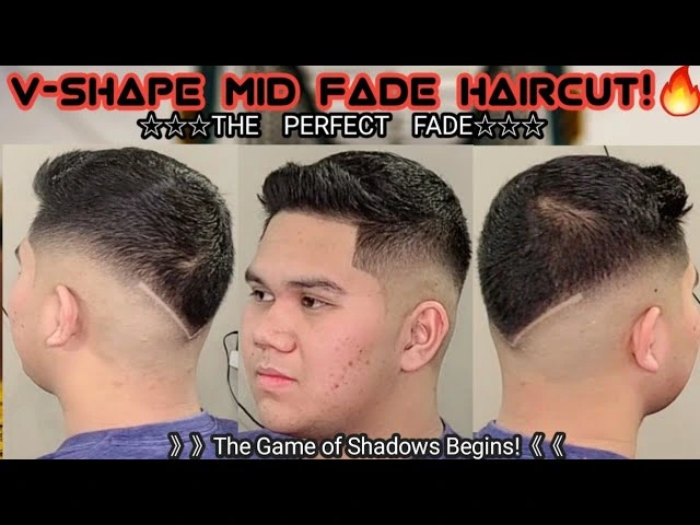 Estilo Corte de cabello degradado en forma de V imagen 3