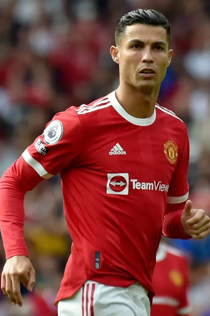 Ronaldo con la camiseta del Manchester United