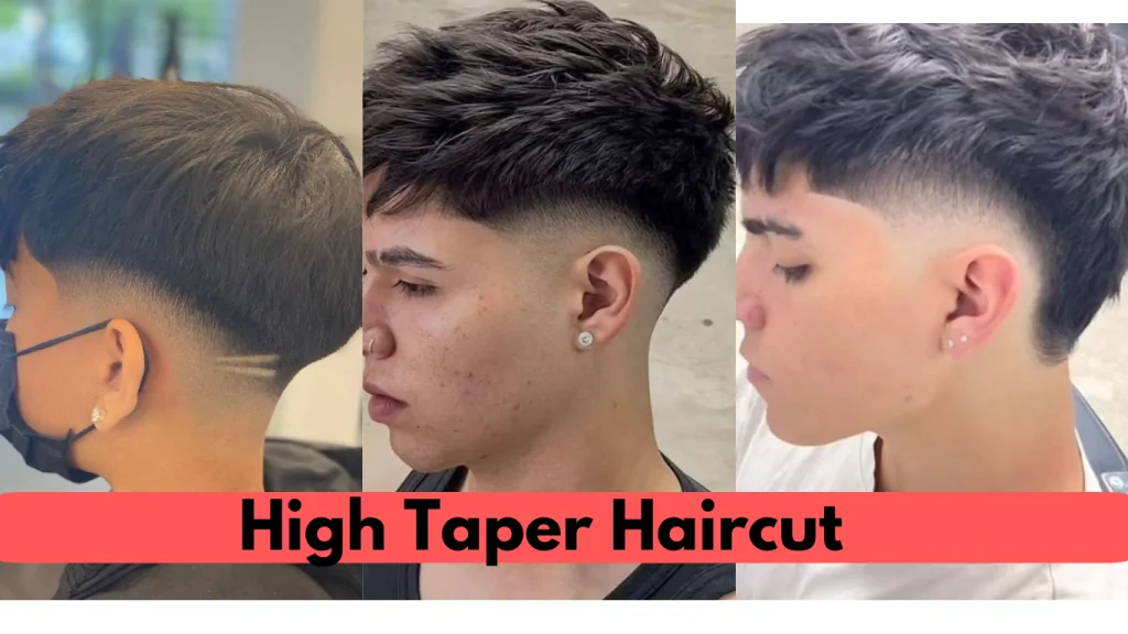 Corte de pelo alto degradado, imagen principal mostrando un estilo elegante y moderno con transiciones suaves. Corte de Pelo con Degradado Alto