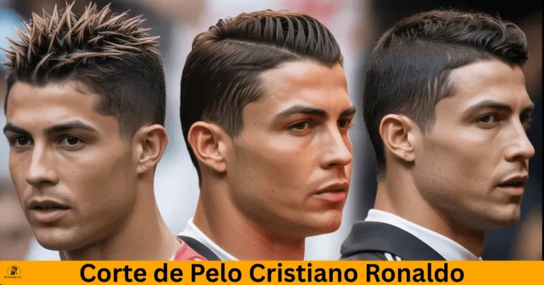 Corte de pelo moderno de Cristiano Ronaldo en Al-Nassr, con textura media y un degradado marcado, reflejando su estilo actual y sofisticado.