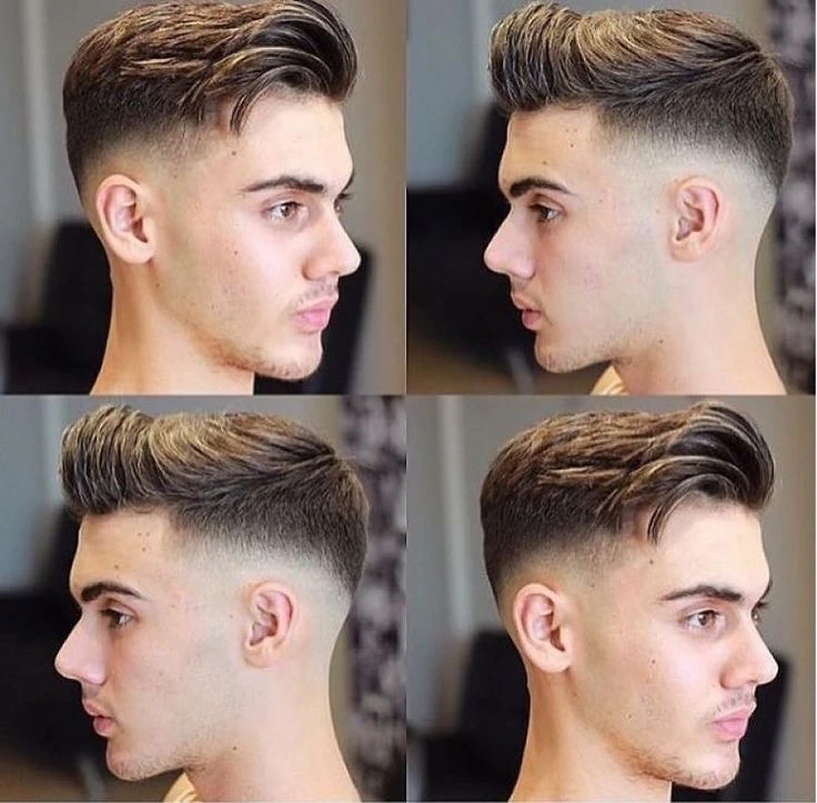 Estilo Corte de cabello degradado en forma de V imagen 2