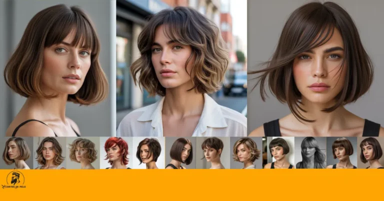 Bob con Flequillo Cortina