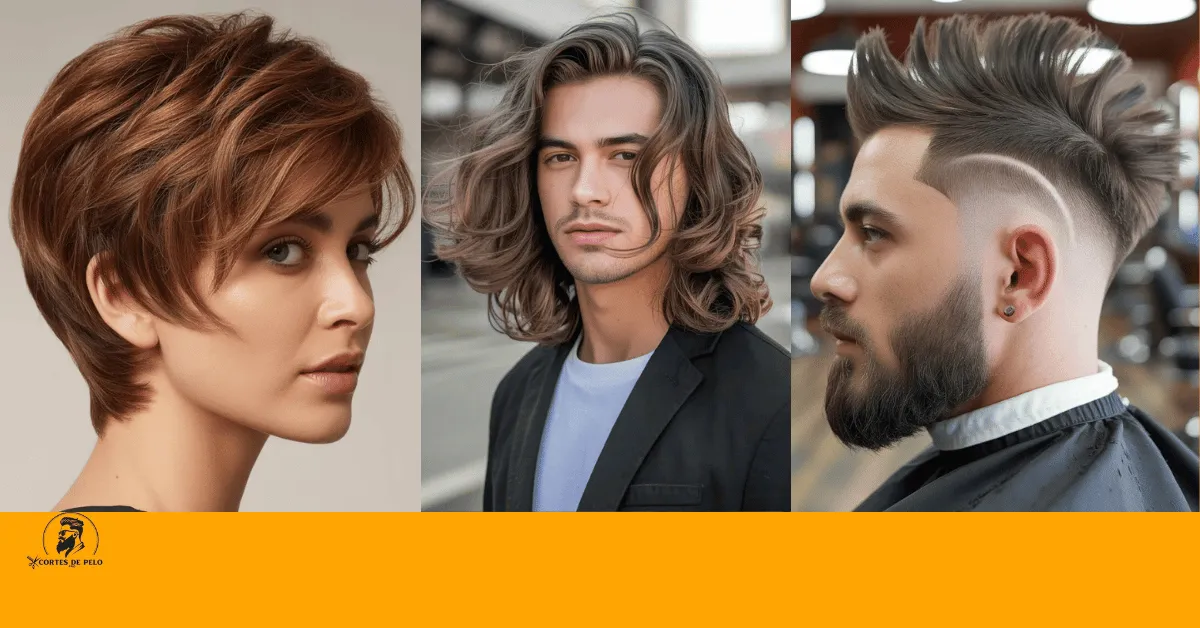 Corte de cabello largo en capas para hombre con ondas naturales en un entorno urbano. imagen destacada Cortes de cabello modernos