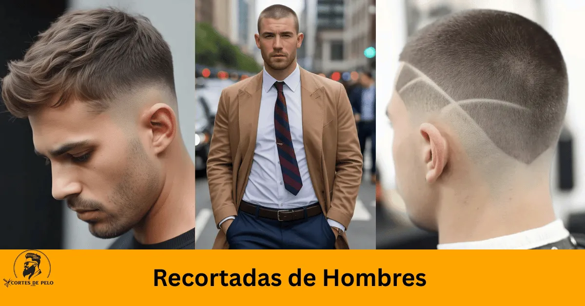 corte de pelo texturizado, Un hombre con corte buzz camina con confianza por la ciudad, destacando un estilo limpio, moderno y sofisticado que se adapta perfectamente al entorno urbano. Recortadas de Hombres