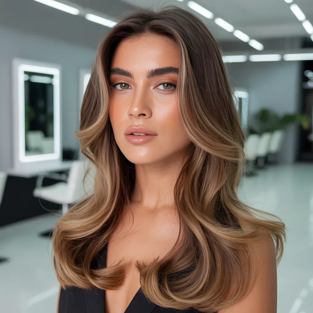 Flequillo cortina tendencia 2026 en España con estilo natural y elegante-2