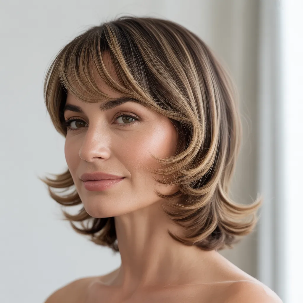 Mujer con bob desfilado 2026, corte ligero y moderno Pinterest España 2