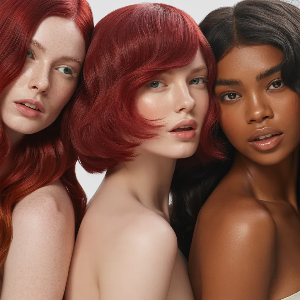 Cherry red hair 2026 tendencia de color rojo cereza elegante-3