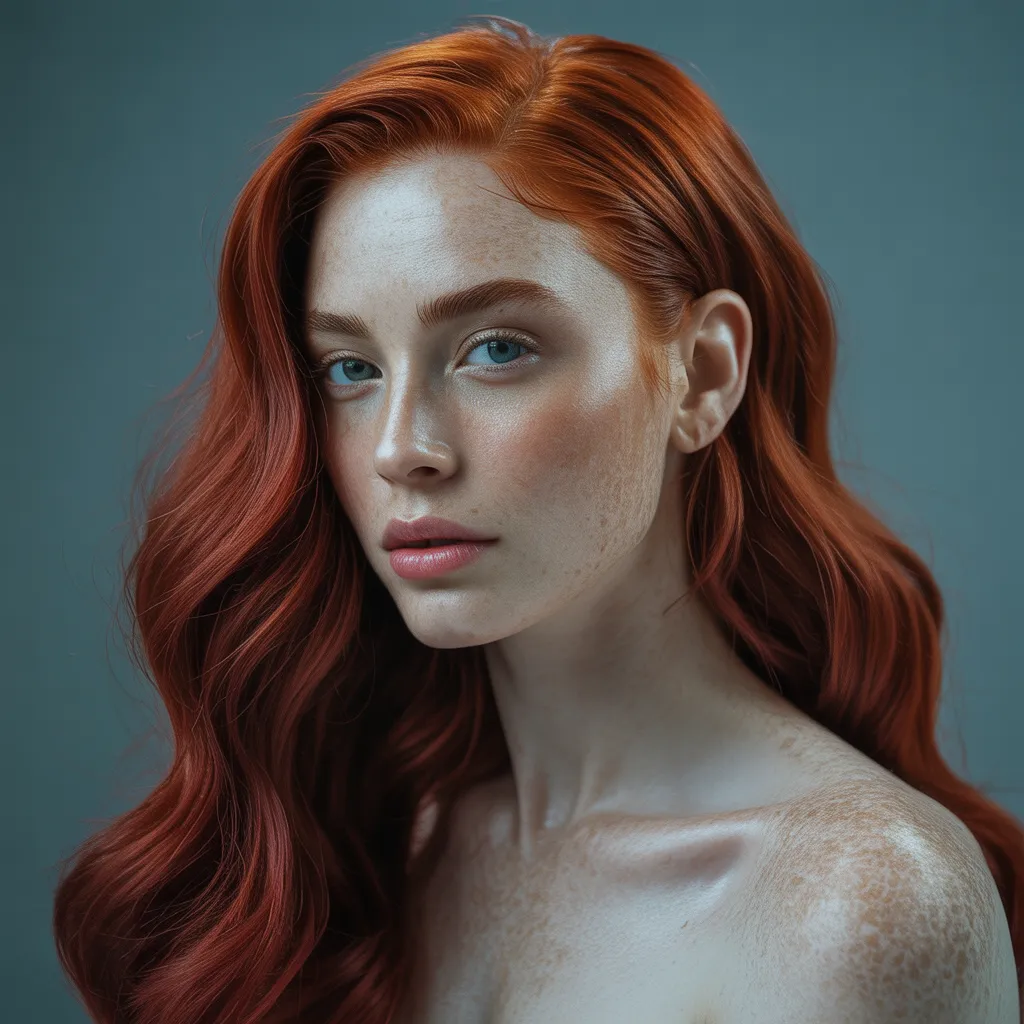 cherry red hair 2026 en cabello largo con brillo intenso-2