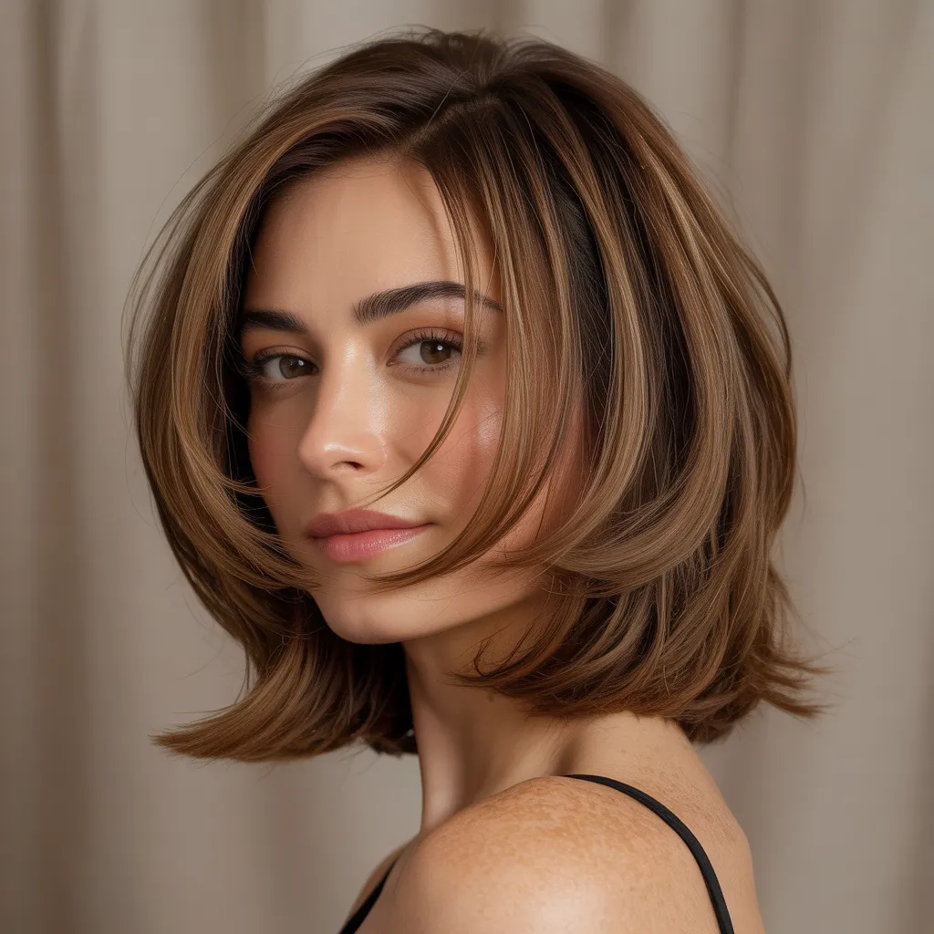 Mujer con corte clavicut 2026, cabello a la altura de clavícula Pinterest España 2