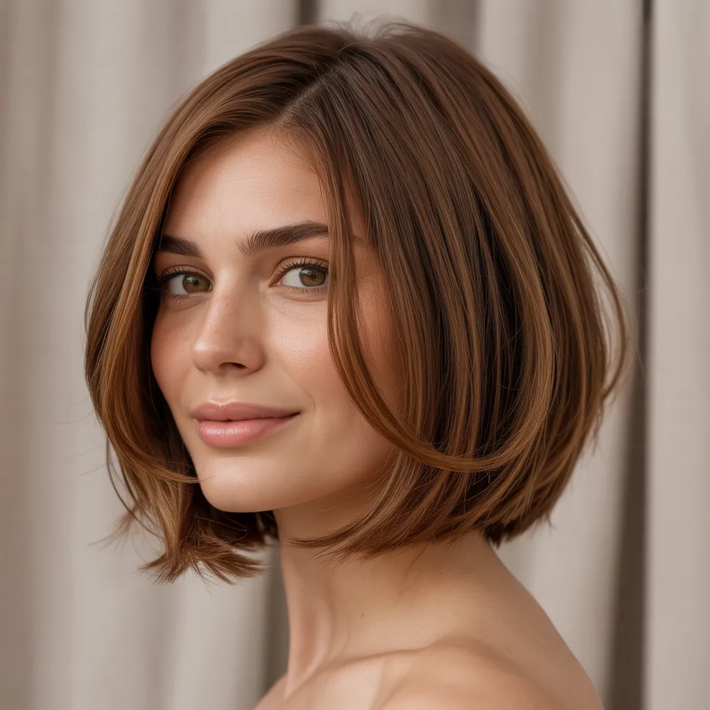 Mujer con corte clavicut 2026, cabello a la altura de clavícula Pinterest España 4