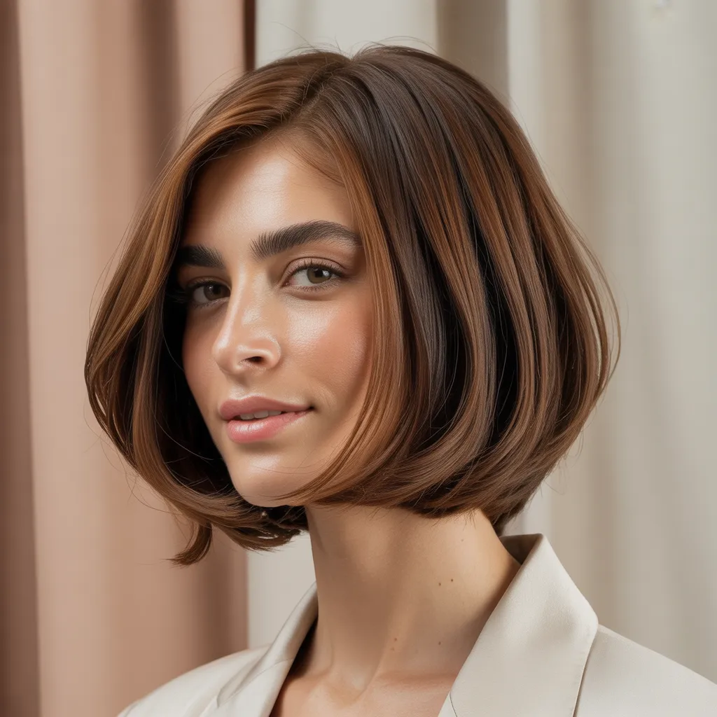 Mujer con corte clavicut 2026, cabello a la altura de clavícula Pinterest España, Cortes de cabello tendencia 2026