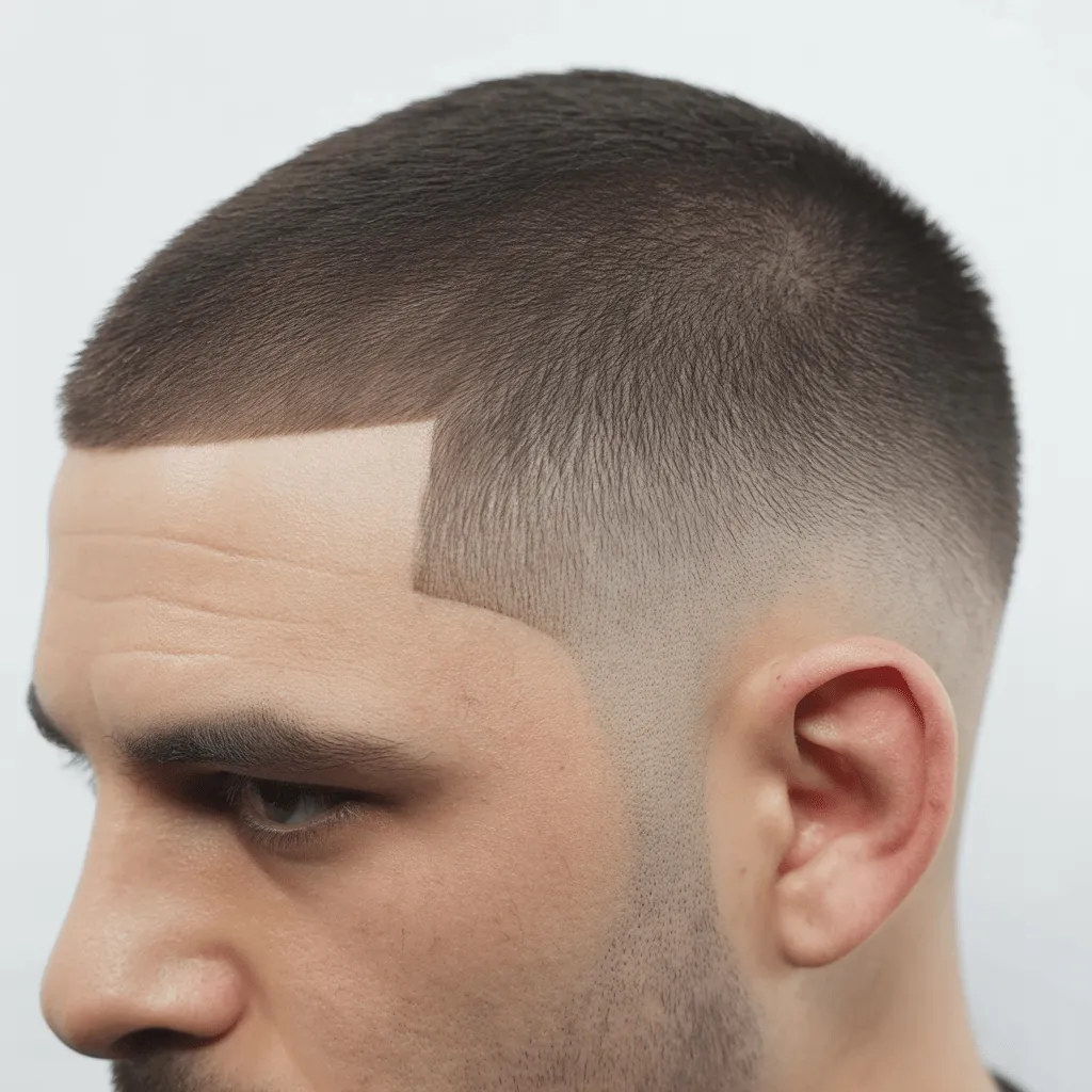 Corte de cabello low fade corto, ideal para hombres que prefieren un look práctico y moderno.