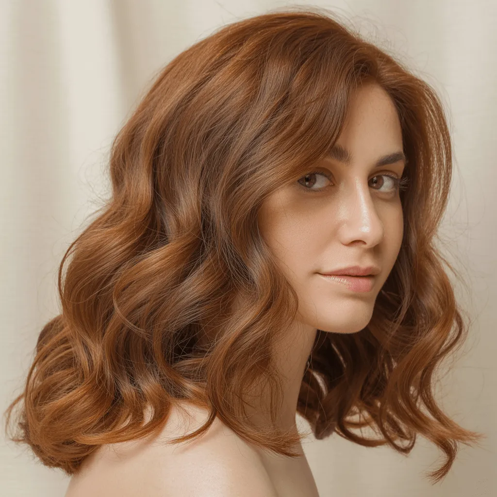 Corte largo con ondas sueltas definidas, perfectas para un look sofisticado y elegante para la noche.