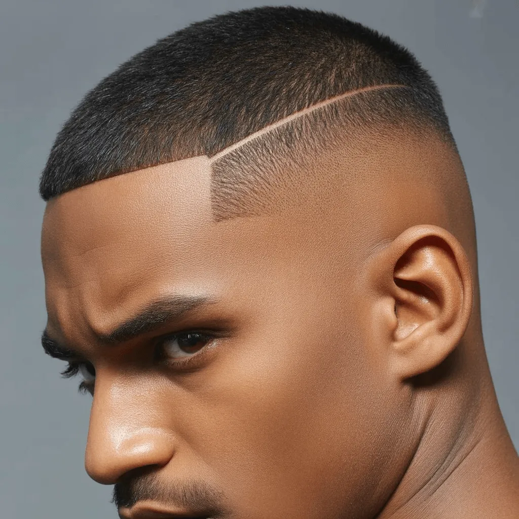 Corte pompadour para hombre, con una apariencia pulida y refinada.