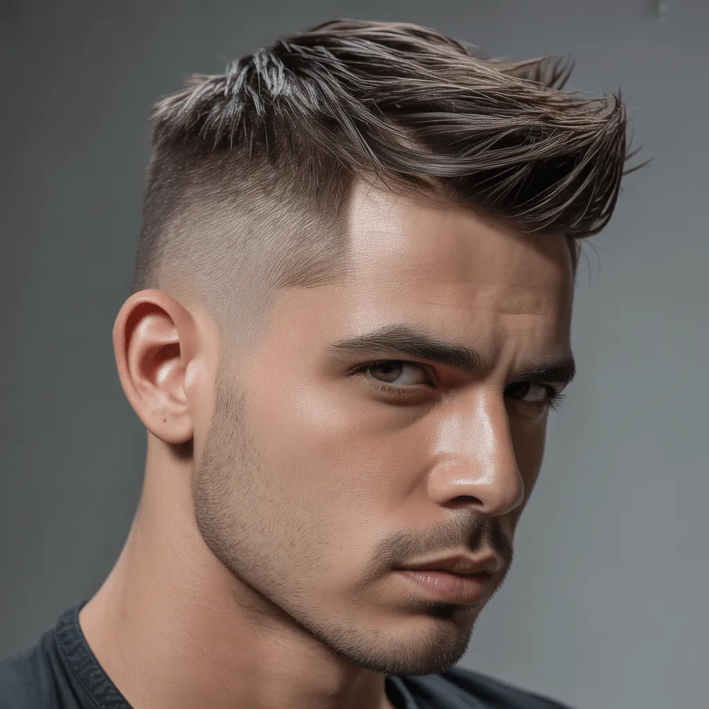 Corte texturizado con flequillo largo para hombre, ofreciendo un estilo fresco y natural.