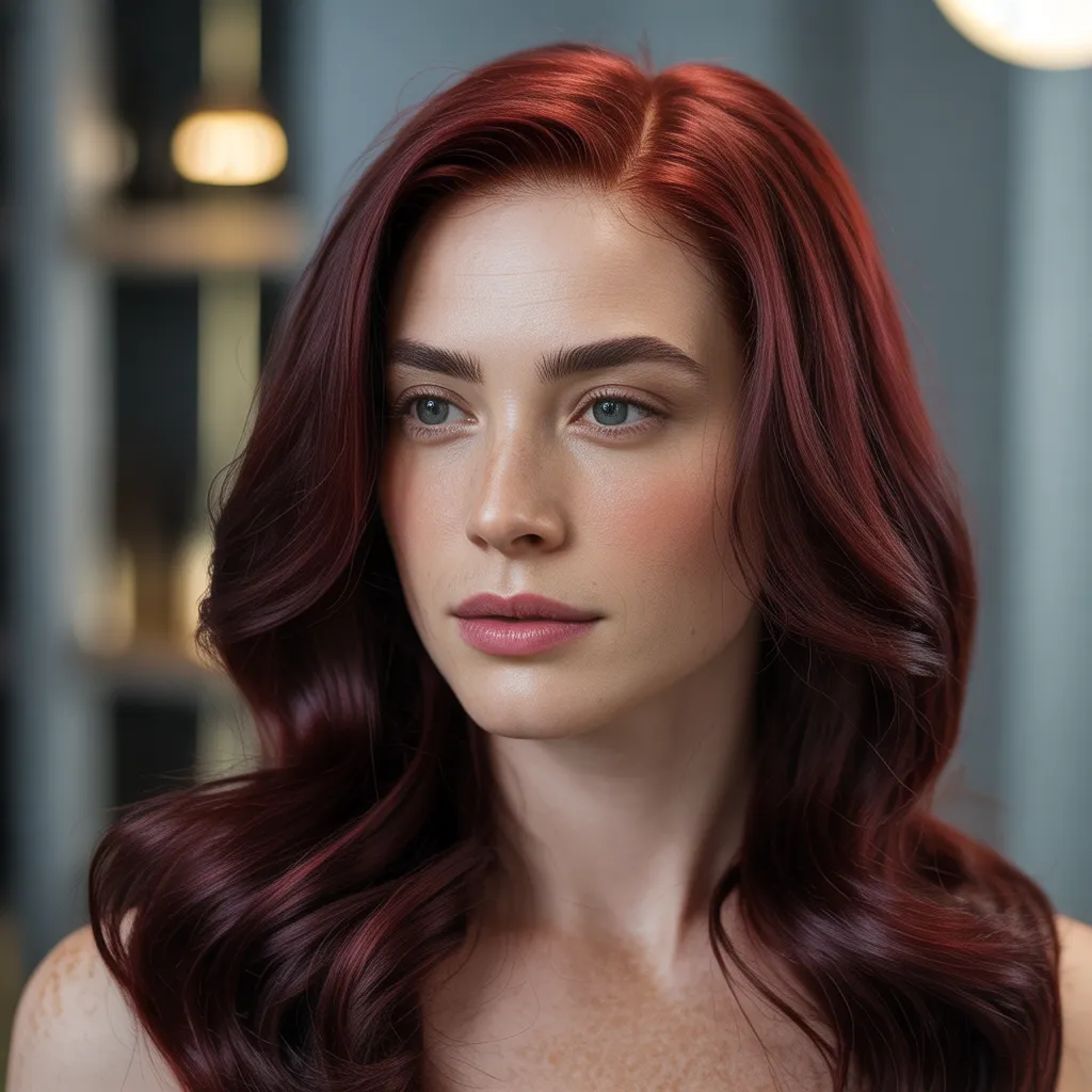 cabello cherry red oscuro sofisticado tendencia 2026-3