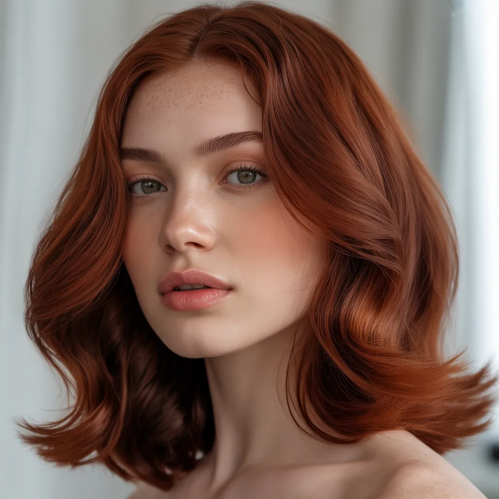 look moderno cherry red hair 2026 con acabado profesional-4