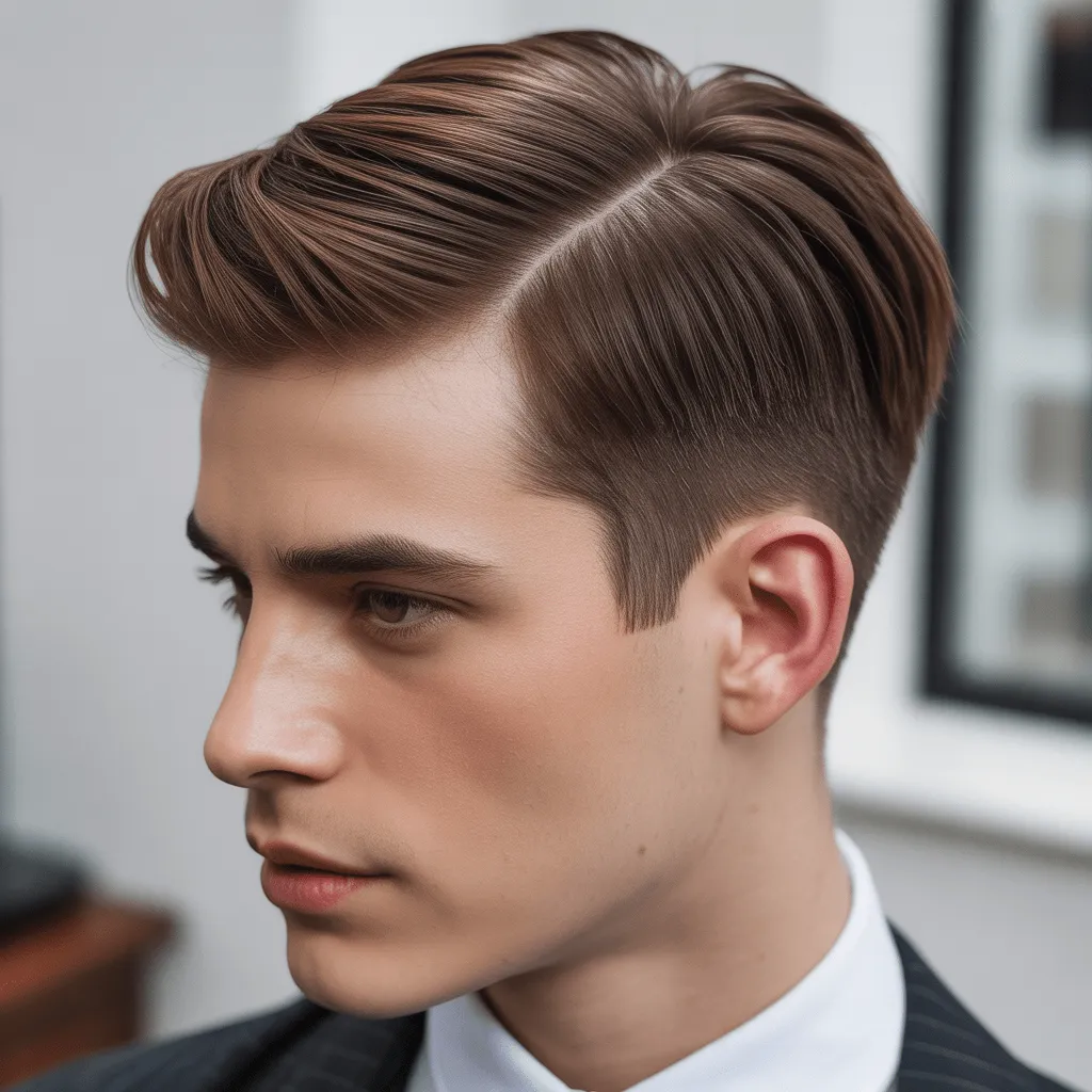 Corte Ivy League en oficial de policía de Tamil Nadu, con un acabado limpio, sofisticado y adecuado para entornos tanto formales como informales.