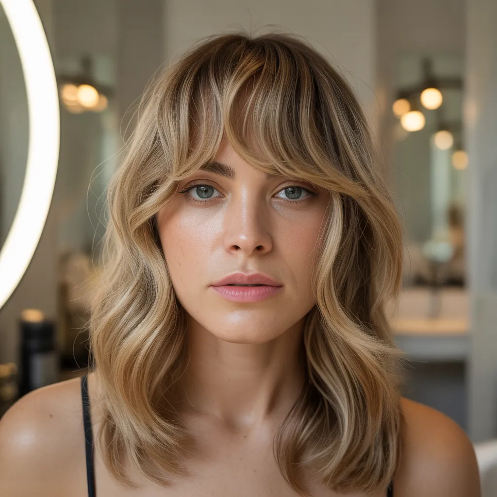 Cómo peinar el flequillo cortina con acabado natural y movimiento suave